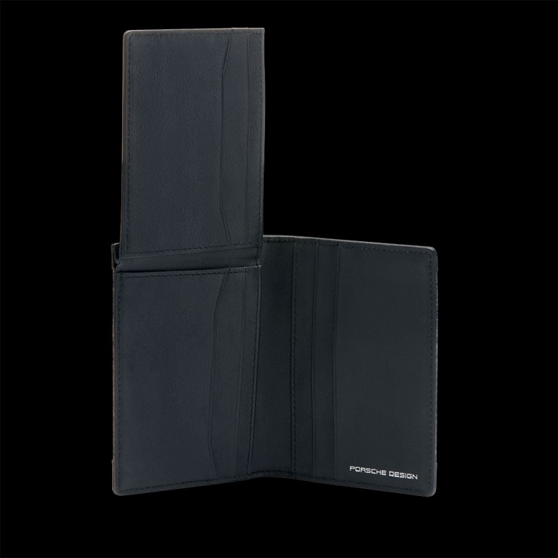 Porte-cartes De Crédit Porsche Design Voyager Billfold 10 - Noir, Cuir Véritable, Protection RFID