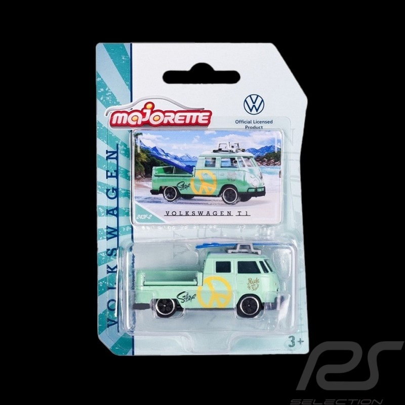 VW Combi T1 Pickup Surf Ride The Originals Premium 1/64 Majorette 212055004 VW Combi T1 Pickup Surf Ride The Originals Premium 1/64 Majorette 212055004
