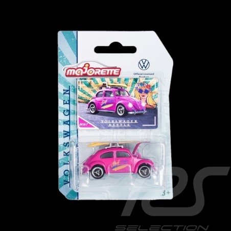 VW Beetle Surf Rider Pink The Originals Premium 1/64 Majorette 212055004