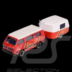 VW T3 Transporter Safari with trailer Eriba Puck The Originals Trailer 1/64 Majorette 212055007