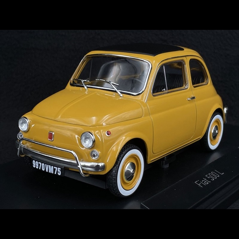 1/18 fiat 500 lounge jaune - 2007 - norev 187741