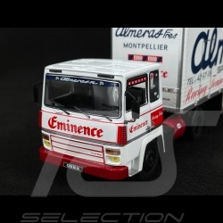 Camion Transporteur Berliet TR280 Porsche Almeras frères 1980 Blanc 1/43 Ixo Models TTR026