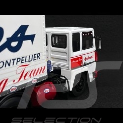 Camion Transporteur Berliet TR280 Porsche Almeras frères 1980 Blanc 1/43 Ixo Models TTR026