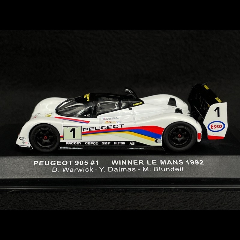 Peugeot 905 n° 1 Winner 24h Le Mans 1992 1/43 Ixo Models LM1992