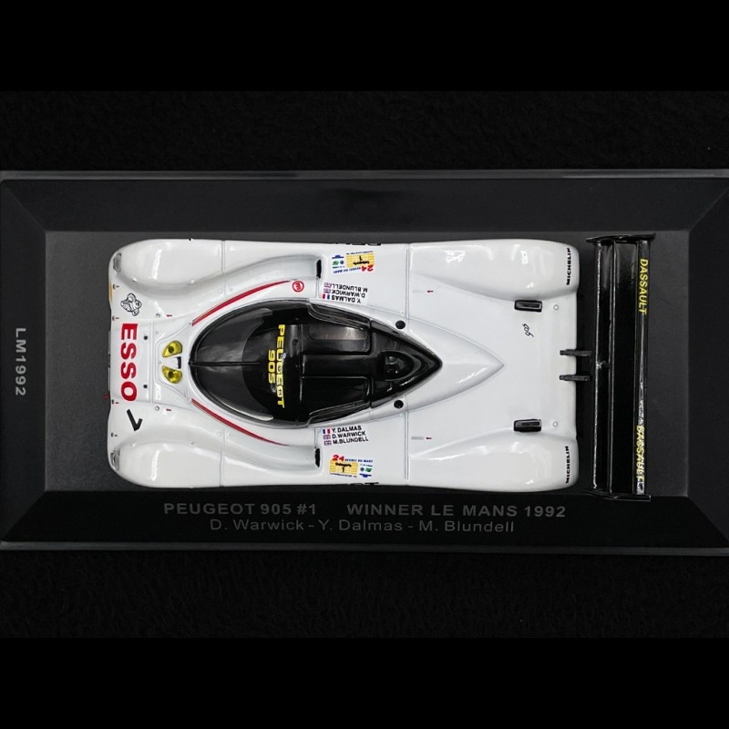 Peugeot 905 n° 1 Winner 24h Le Mans 1992 1/43 Ixo Models LM1992