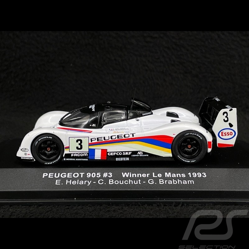 Peugeot 905 n° 3 Vainqueur 24h Le Mans 1993 1/43 Ixo Models LM1993