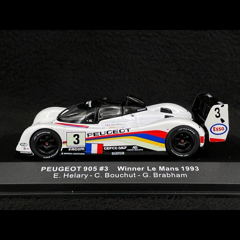 Peugeot 905 n° 3 Vainqueur 24h Le Mans 1993 1/43 Ixo Models