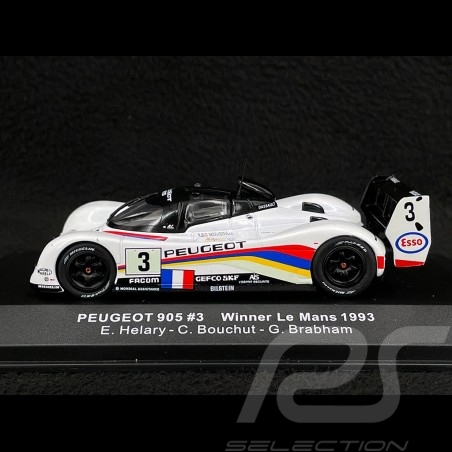 Peugeot 905 n° 3 Vainqueur 24h Le Mans 1993 1/43 Ixo Models LM1993
