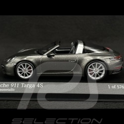 Porsche 911 Targa 4S Type 992 2020 Achatgrau Metallic 1/43 Minichamps 410069561