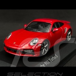 Porsche 911 Turbo S Coupe Type 992 2020 Carmine Red 1/43 Minichamps 410069475