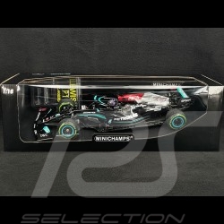 Lewis Hamilton Mercedes-AMG W12 n° 44 Vainqueur GP Russie 2021 100ème Victoire 1/18 Minichamps 110211544