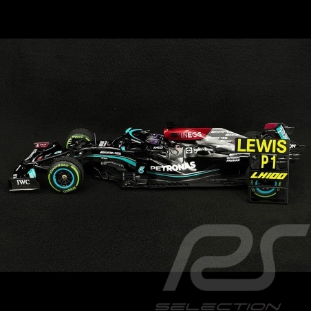 Lewis Hamilton Mercedes-AMG W12 n° 44 Winner GP Russia 2021 100th Victory 1/18 Minichamps 110211544