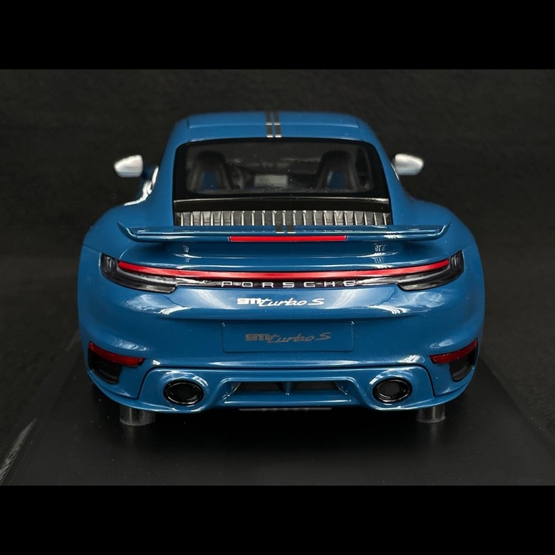 Porsche 911 Turbo S Type 992 2021 20th Anniversary China Oslo Blue