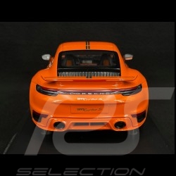 Porsche 911 Turbo S Type 992 2021 20ème Anniversaire Chine Orange Gulf 1/18 Minichamps 155069171