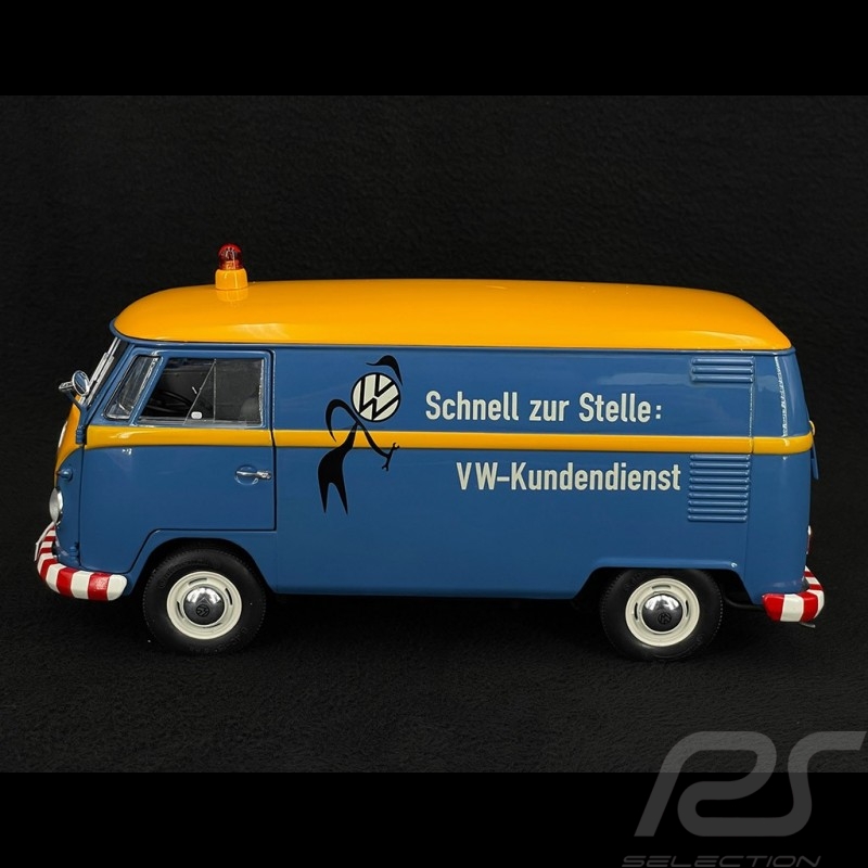 Volkwagen T1a Volkswagen Service 1962 Blau / Gelb 1/18 Schuco 450048400