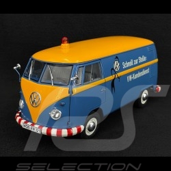 Volkwagen T1a Volkswagen Service 1962 Bleu / Jaune 1/18 Schuco 450048400