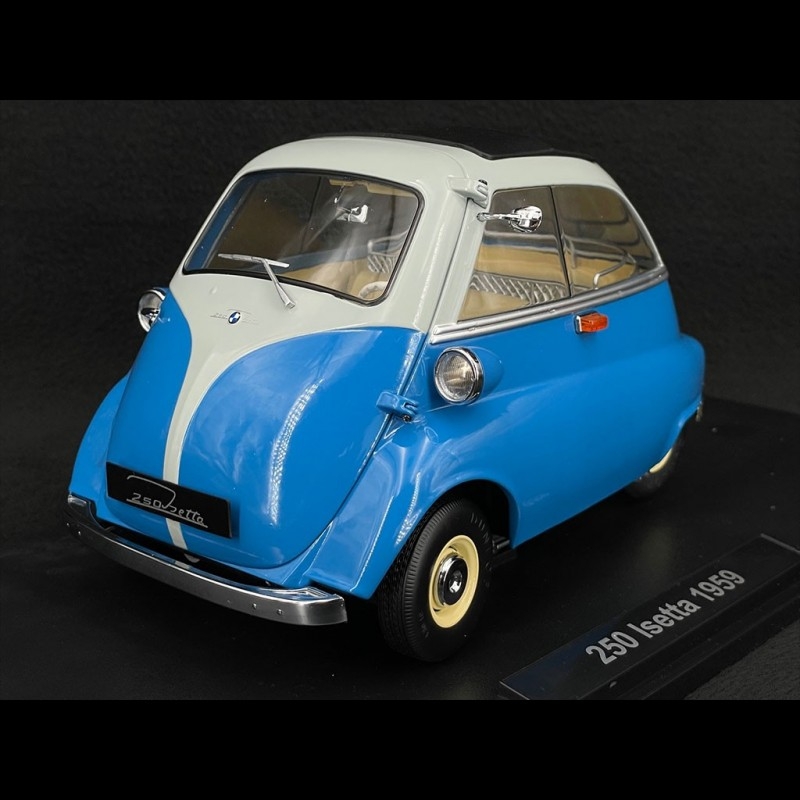BMW Isetta 250 1959 Bleu Blanc / Bleu Céramique 1/12 KK Scale KKDC120042
