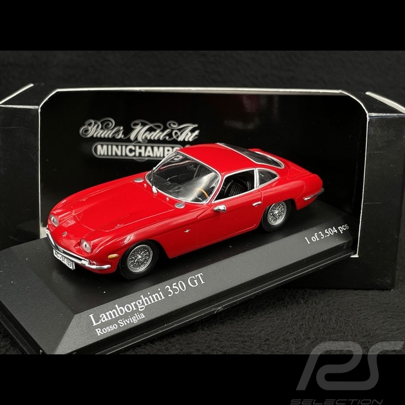Lamborghini 350 GT 1964 Rot Rosso Siviglia 1/43 Minichamps 430103201