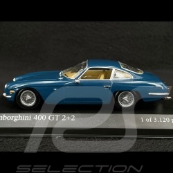 Lamborghini 400 GT 2+2 1966 Verde Blue 1/43 Minichamps 430103301