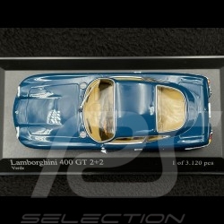 Lamborghini 400 GT 2+2 1966 Verde Blue 1/43 Minichamps 430103301
