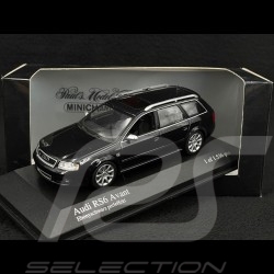 Audi RS6 Avant 2002 Ebony Black 1/43 Minichamps 400011712