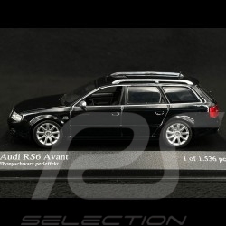 Audi RS6 Avant 2002 Ebony Black 1/43 Minichamps 400011712