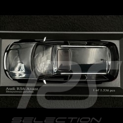Audi RS6 Avant 2002 Noir Ebène 1/43 Minichamps 400011712