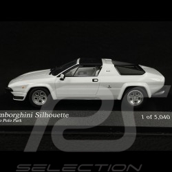Lamborghini Silhouette 1976 White Polo Park Bianco 1/43 Minichamps 430103620