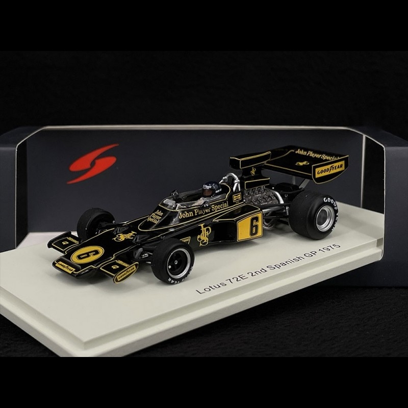 Jacky Icxx Lotus 72E n° 6 2. GP Spain 1975 F1 1/43 Spark S7297