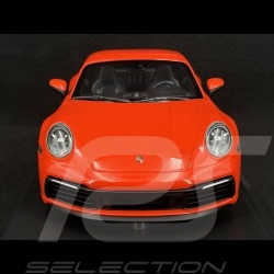 Porsche 911 Carrera 4S Coupe Type 992 2019 Lava Orange 1/18 Minichamps 155067327