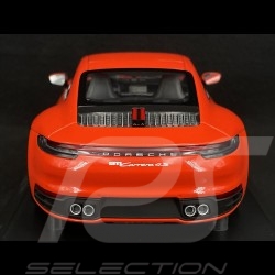 Porsche 911 Carrera 4S Coupe Type 992 2019 Orange Fusion 1/18 Minichamps 155067327