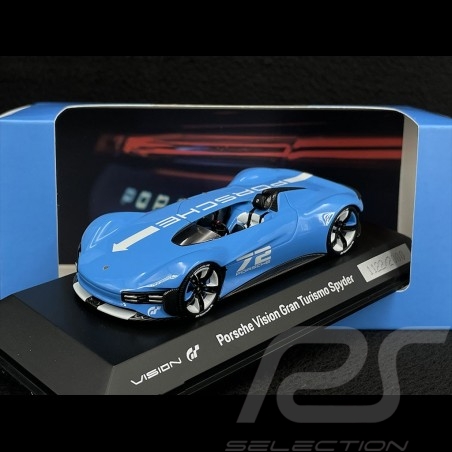 Porsche Vision Gran Turismo Spyder 2022 Bleu Clair 1/43 Spark WAP0200150NSAF