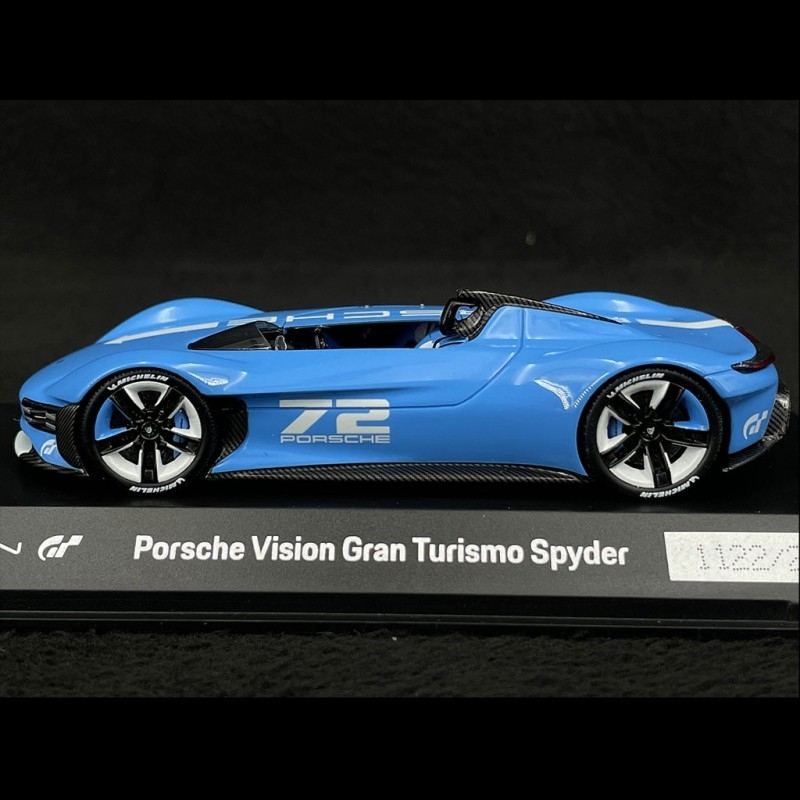 Porsche Vision Gran Turismo Spyder 2022 Light Blue 1/43 Spark WAP0200150NSAF