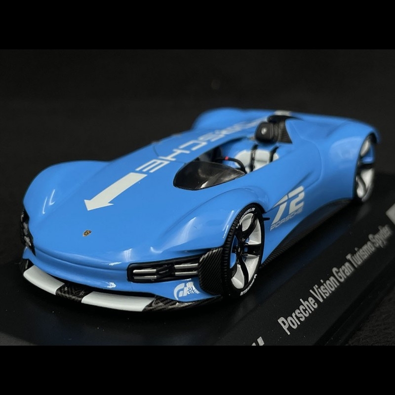 Porsche Vision Gran Turismo Spyder 2022 Light Blue 1/43 Spark WAP0200150NSAF