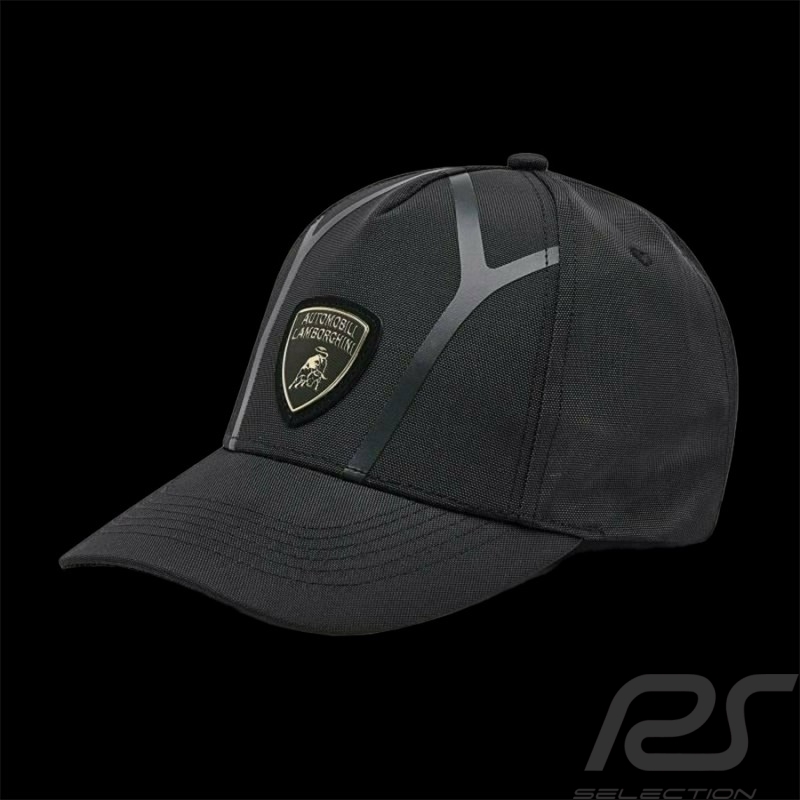 Lamborghini Cap Emblem Y-Contrast Black LCSWBK05-100