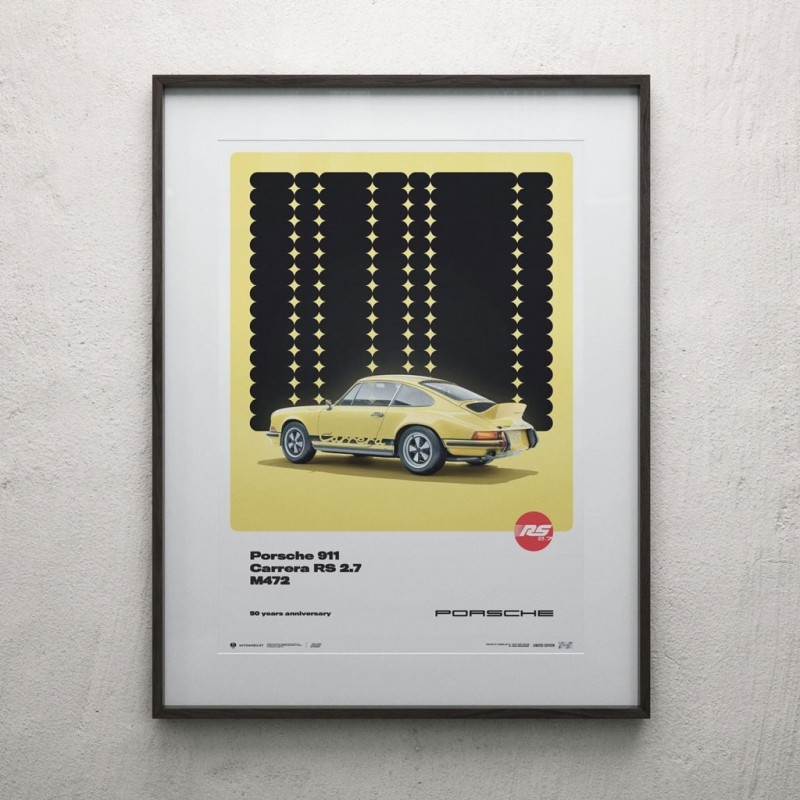 Porsche 911 RS | 1973 Black | Porsche Poster