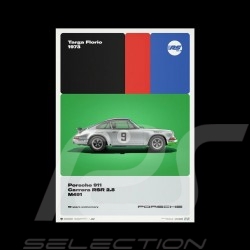 Poster Porsche 911 Carrera RS 2.7 Targa Florio 1973 - 50th Anniversary