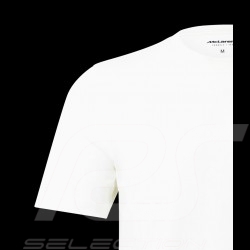 T-Shirt Gulf McLaren F1 Team Norris Piastri Blanc TM3406 - homme