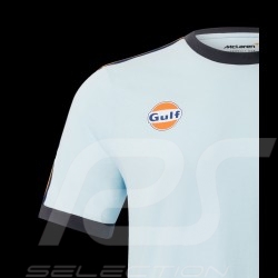 T-Shirt Gulf McLaren F1 Team Norris Piastri Bleu Gulf TM3408 - homme