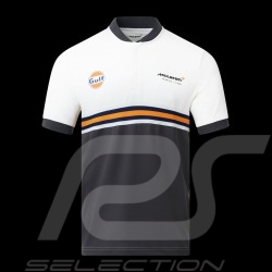 Polo Gulf McLaren F1 Team Norris Piastri White / Black / Orange TM3409 - men