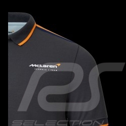 Polo Gulf McLaren F1 Team Norris Piastri Noir / Bleu / Orange TM3410 - homme