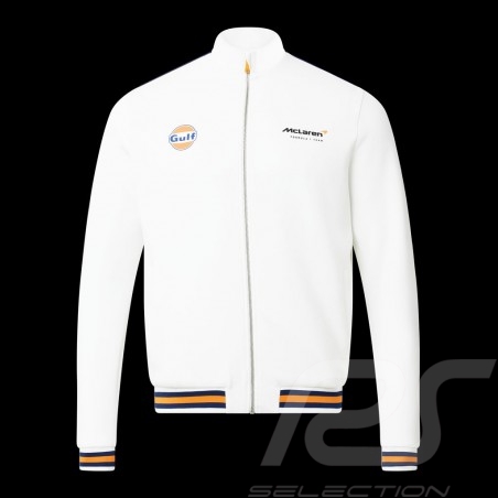 Jacket Gulf McLaren F1 Team Norris Piastri Tracksuit White TM3411 - men
