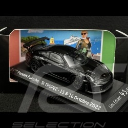 Porsche 911 GT2 RS Weissach Package Type 991 2018 Black Porsche St Tropez 2022 1/43 Minichamps﻿ 410067290