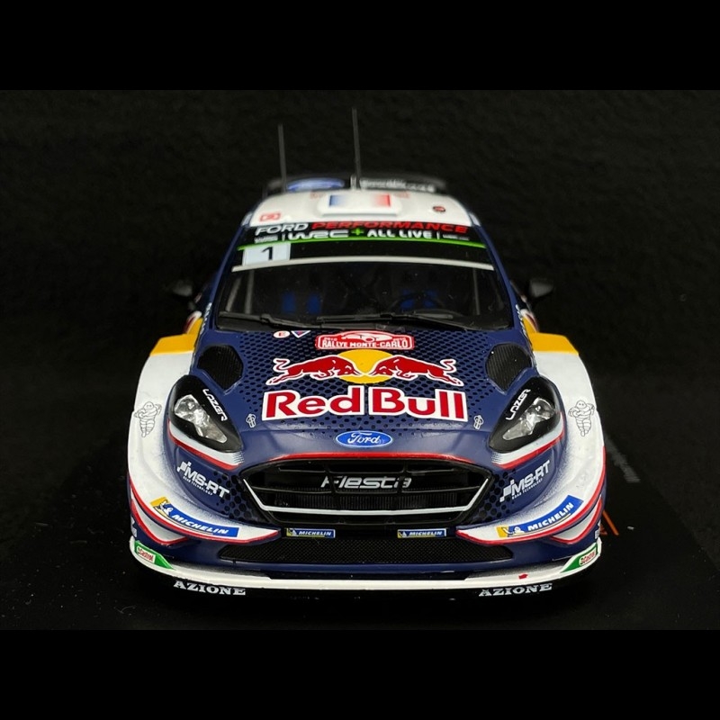 Ford Fiesta WRC n° 1 Winner Rallye Monte Carlo 2018 1/24 Ixo Models RAL014A