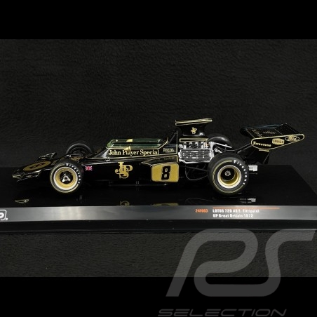 Emerson Fittipaldi Lotus 72D n° 8 Vainqueur GP Grande-Bretagne 1972 1/24 Ixo Models 24F003