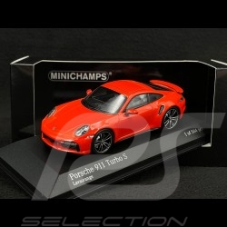 Porsche 911 Turbo S Coupe Type 992 2020 Orange Fusion 1/43 Minichamps 410069476