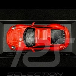 Porsche 911 Turbo S Coupe Type 992 2020 Lava Orange 1/43 Minichamps 410069476
