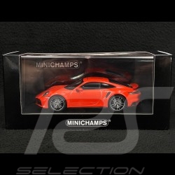 Porsche 911 Turbo S Coupe Type 992 2020 Lava Orange 1/43 Minichamps 410069476