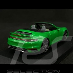 Porsche 911 Turbo S Cabriolet Type 992 2020 Python Green 1/43 Minichamps 410069482