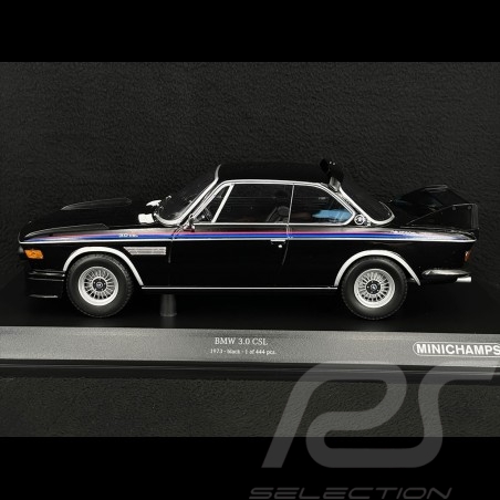 BMW 3.0 CSL Coupe 1973 Schwarz 1/18 Minichamps 155028134